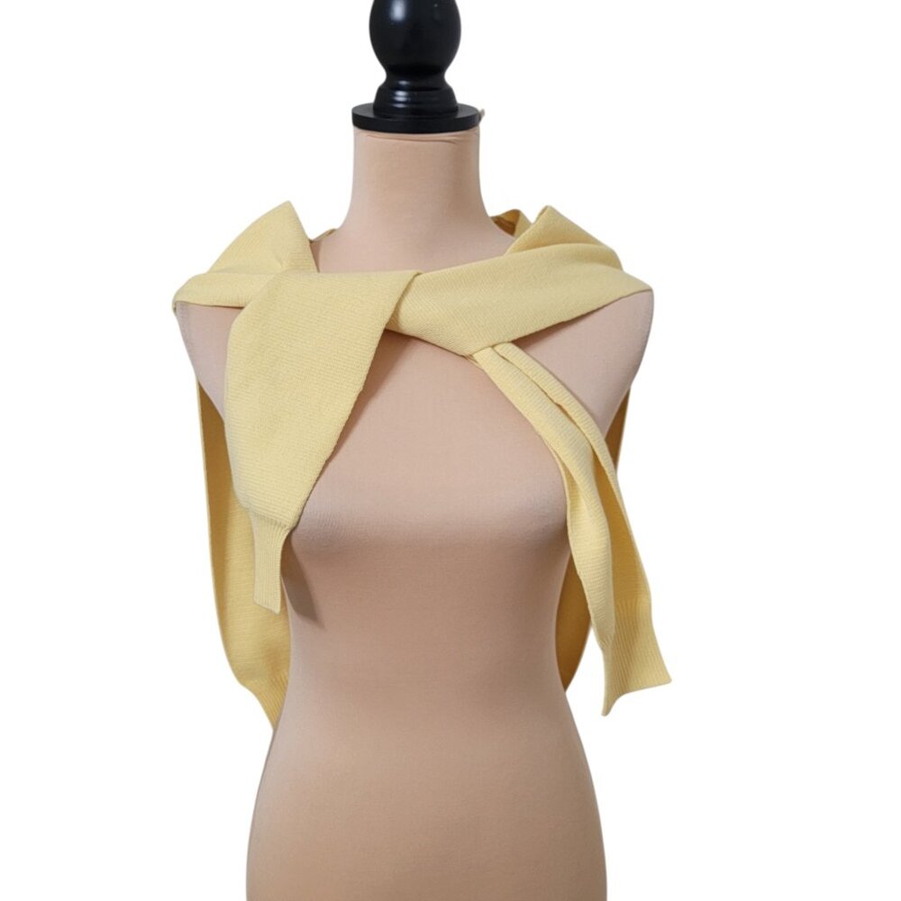 J.ING Size F Sunny Yellow Back Half of Sweater, NEW with Tag